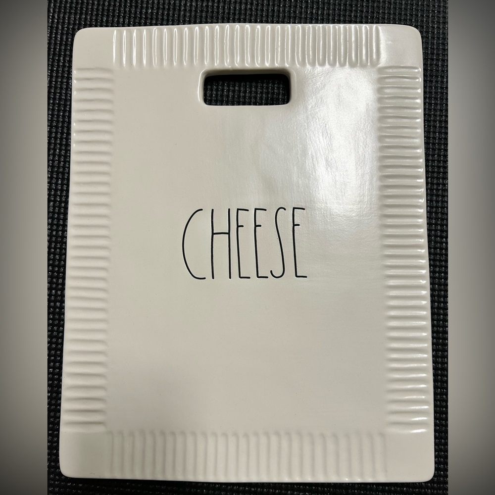 Brand new with tag Rae Dunn “Cheese” platter